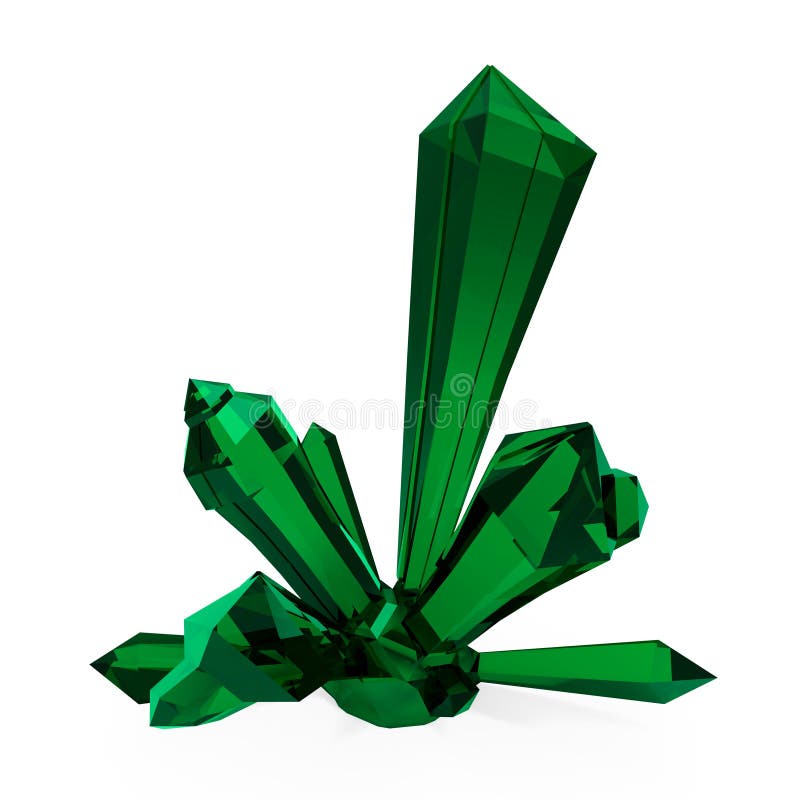 świadczenia 3 d ilustracja 3 d Jaskrawy - zielony szmaragdowy przejrzysty kryształ, klejnot Druze Refrakcja promienie w krysztale royalty ilustracja świadczenia 3 d ilustracja 3 d Jaskrawy - zielony szmaragdowy przejrzysty kryształ, klejnot Druze Refrakcja promienie w krysztale royalty ilustracja