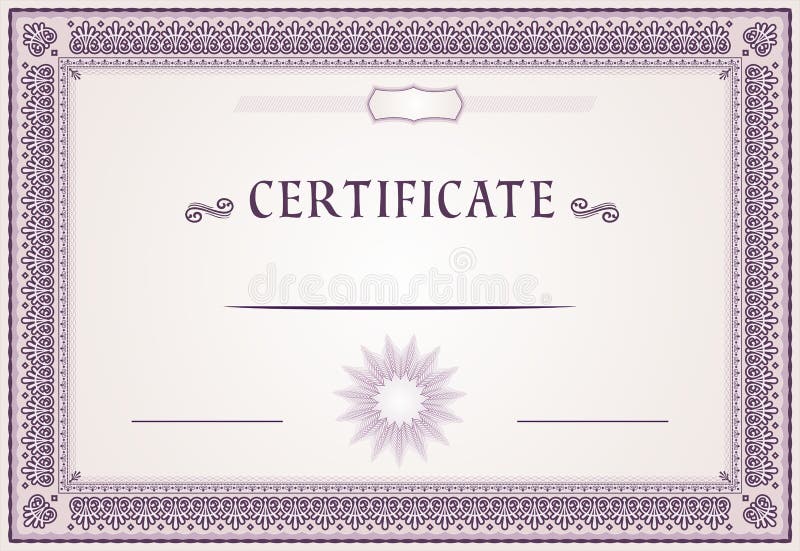 Certificate borders, design elements and decorations. Certificate borders, design elements and decorations