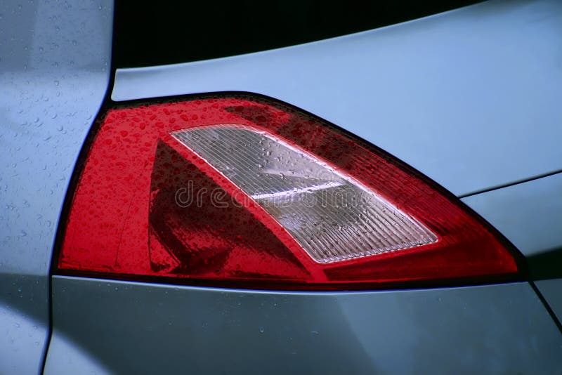 światła Tyłu Ii Renault Megane Zdjęcie Stock Obraz