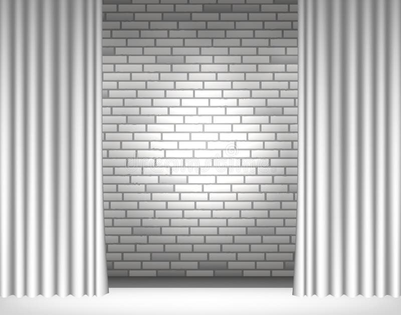 Światło na szarości ścianie ilustracji Światło na szarości ścianie ilustracji