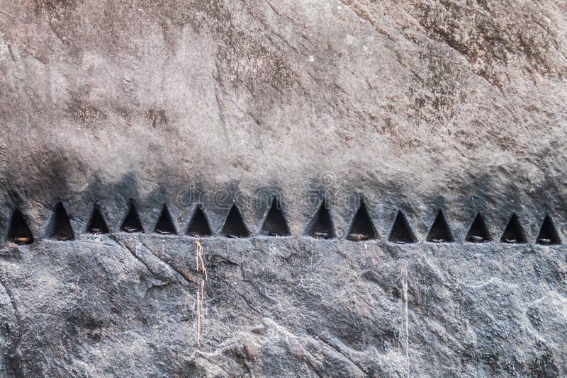 Candle niches at Aluvihare Rock Temple, Sri Lanka. Candle niches at Aluvihare Rock Temple, Sri Lanka