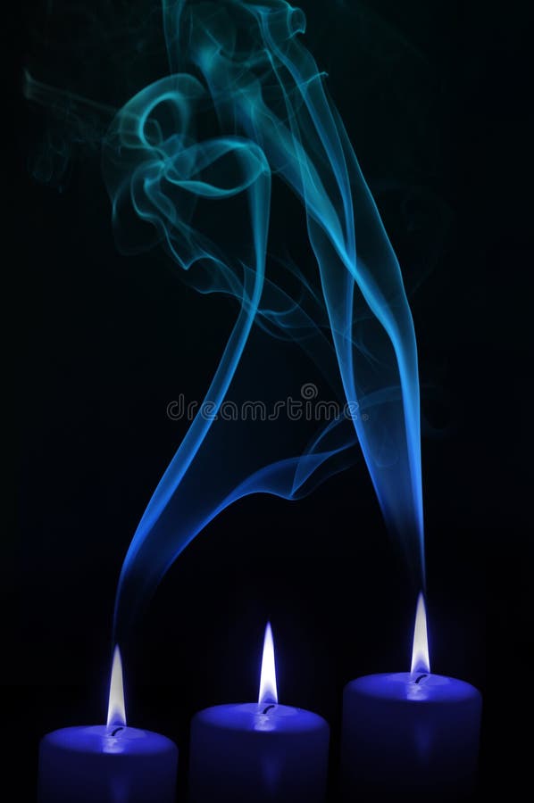 świeczki dym