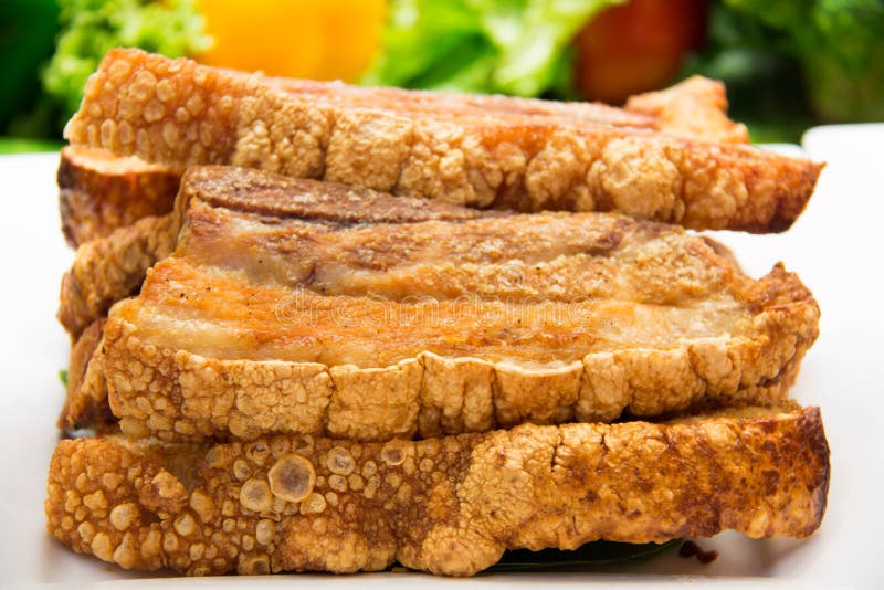 Świeżo piec crispy wieprzowina brzuch zdjęcie stock Świeżo piec crispy wieprzowina brzuch zdjęcie stock