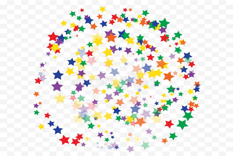 Świąteczny gwiazda confetti tło ilustracji Świąteczny gwiazda confetti tło ilustracji
