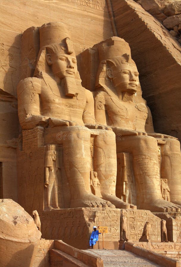 Świątynia Abu Simbel w Egipt zdjęcia stock Świątynia Abu Simbel w Egipt zdjęcia stock