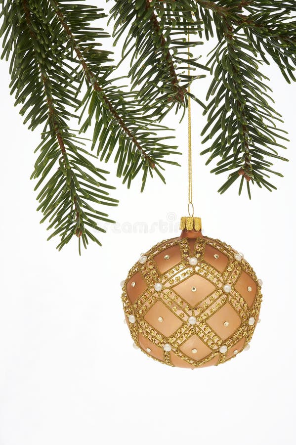 Święta balowych mit tannenzweig drzewa świerkowy weihnachtskugel zdjęcie royalty free Święta balowych mit tannenzweig drzewa świerkowy weihnachtskugel zdjęcie royalty free