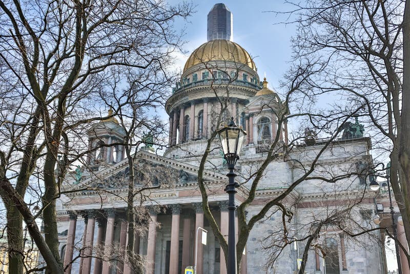 Świętego Isaac ` s katedra Sobor w świętym Petersburg lub Isaakievskiy, Rosja jesteśmy wielkim Prawosławnym katedrą obraz stock Świętego Isaac ` s katedra Sobor w świętym Petersburg lub Isaakievskiy, Rosja jesteśmy wielkim Prawosławnym katedrą obraz stock