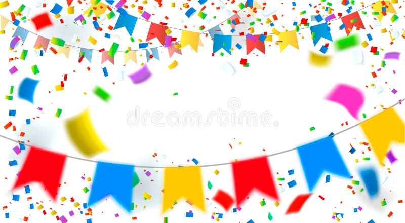 Świętowanie Jaskrawy kolorowy wektorowy confetti tło ilustracja wektor Świętowanie Jaskrawy kolorowy wektorowy confetti tło ilustracja wektor