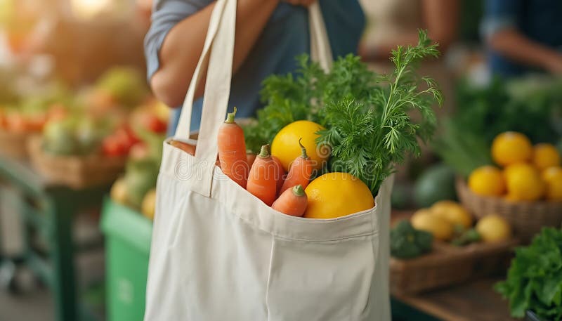 Świętujemy darmowy dzień międzynarodowej torebki plastikowej z ekologicznymi torebkami fotografia stock