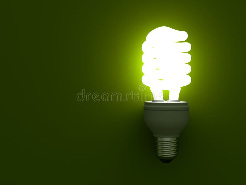 żarówki ścisłego eco energetyczny fluorescencyjnego światła oszczędzanie