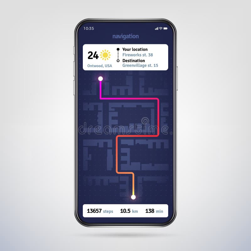 Żegluje na miasto mapie Online nawigator app Gps nawigaci zastosowanie na telefonu ekranie Wektor EPS 10 ilustracji Żegluje na miasto mapie Online nawigator app Gps nawigaci zastosowanie na telefonu ekranie Wektor EPS 10 ilustracji