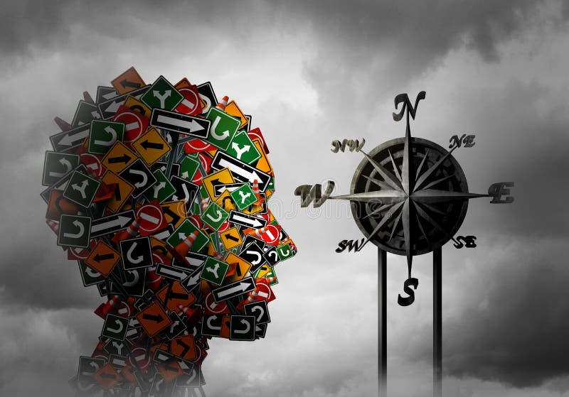 Życie psychologii Cyrklowy pojęcie ilustracji Życie psychologii Cyrklowy pojęcie ilustracji