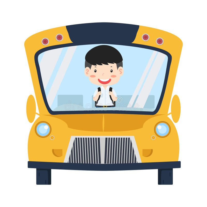 żółty autobus szkolny dla ucznia
