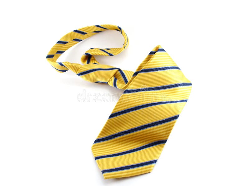 Żółty krawat