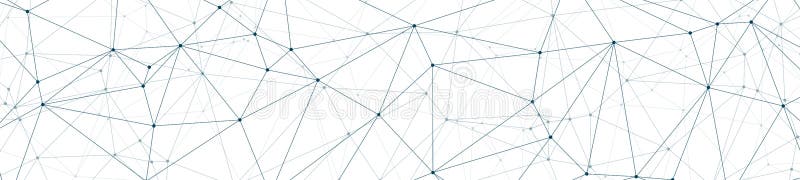 șablon de inovație tehnică triunghiuri aleatorii haos digital transformare digital vector punct grafic și linii bannere conexiune royalty free illustration