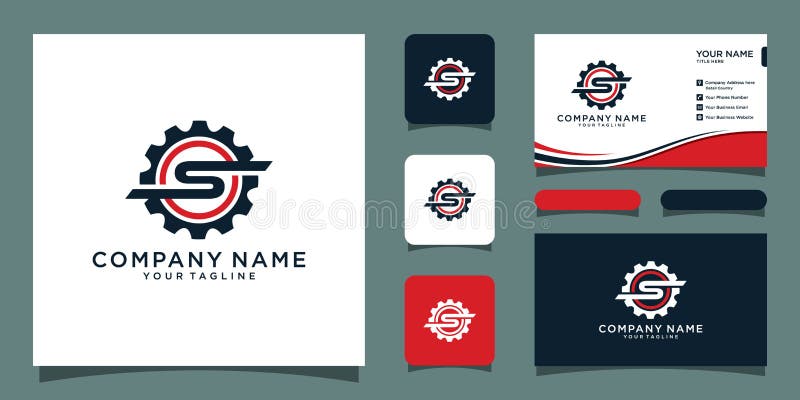 șablon de proiectare pentru emblema uneltelor de pescuit din scrisoare cu model pentru cartea de vizită royalty free illustration