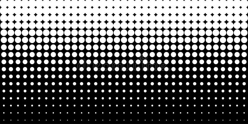 șablon orizontal linii semitonuri gradient verticale albe fundal șablon orizontal utilizând puncte semiton. ilustrare vectorială. stock illustration