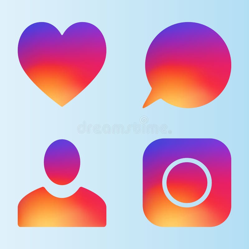 șablon pentru gradient de culoare netedă setat izolat pe fundal albastru. ilustrare vectorială pentru S vector illustration