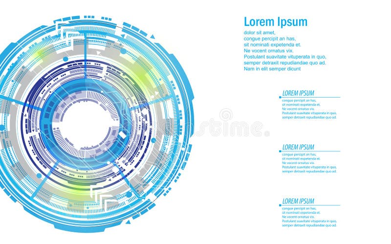 șablon tipar tehnic abstract vectorial pentru fundalul prospectului royalty free illustration