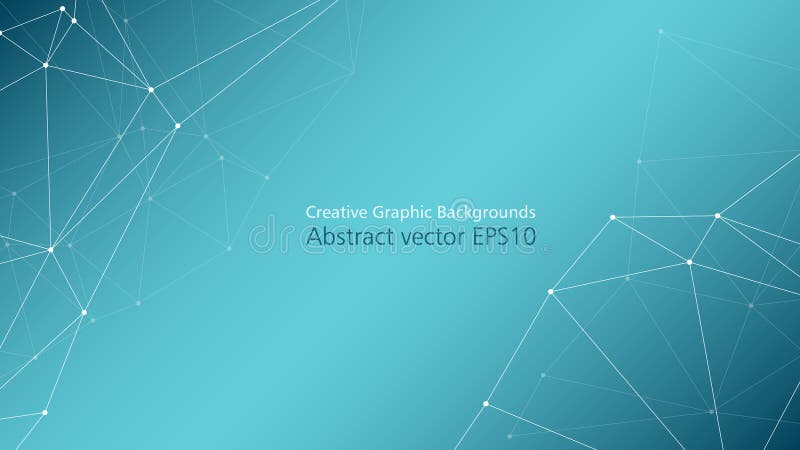 știința și noua tehnologie conectează liniile vectoriale și punctele de conectare stock illustration