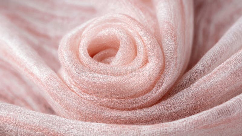 țesătură roz delicată, încolțită în material texturat moale pentru decor stock illustration