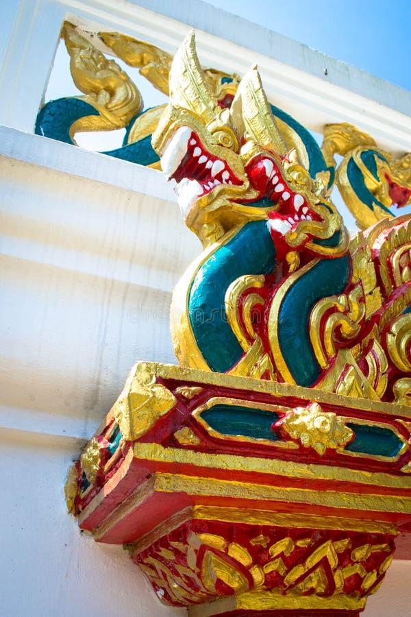 Άγαλμα Naga, Ταϊλάνδη στοκ εικόνα Άγαλμα Naga, Ταϊλάνδη στοκ εικόνα