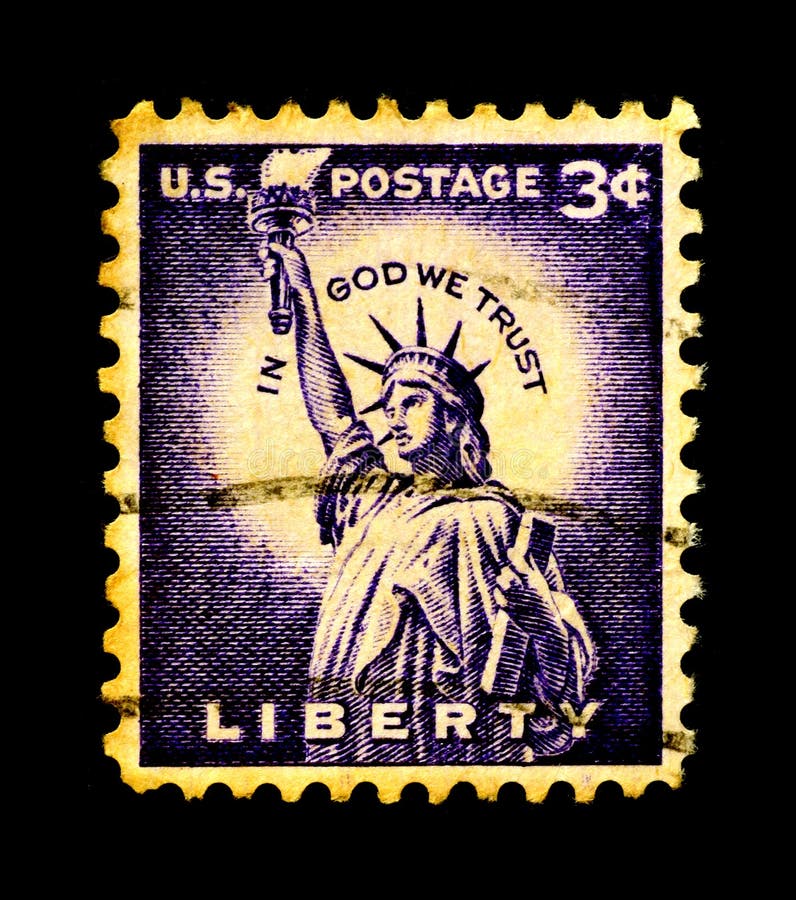 άγαλμα ΗΠΑ γραμματοσήμων &epsil