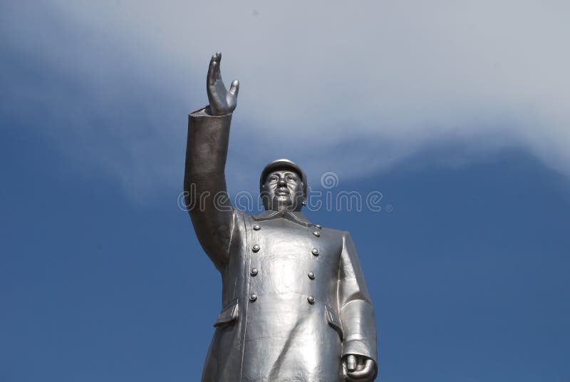 Άγαλμα του mao προέδρου zedong στοκ εικόνες Άγαλμα του mao προέδρου zedong στοκ εικόνες