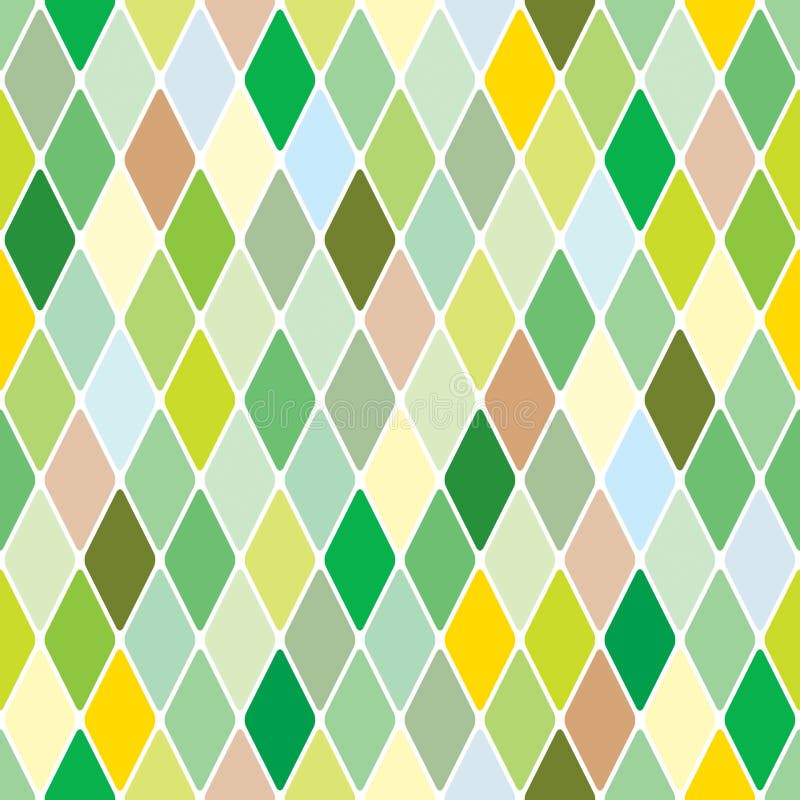 Harlequin green springtime seamless background. Harlequin green springtime seamless background