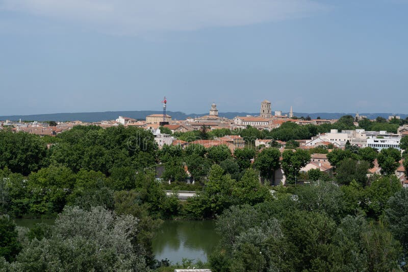 Άποψη της πόλης Arles στην Προβηγκία στοκ εικόνες Άποψη της πόλης Arles στην Προβηγκία στοκ εικόνες