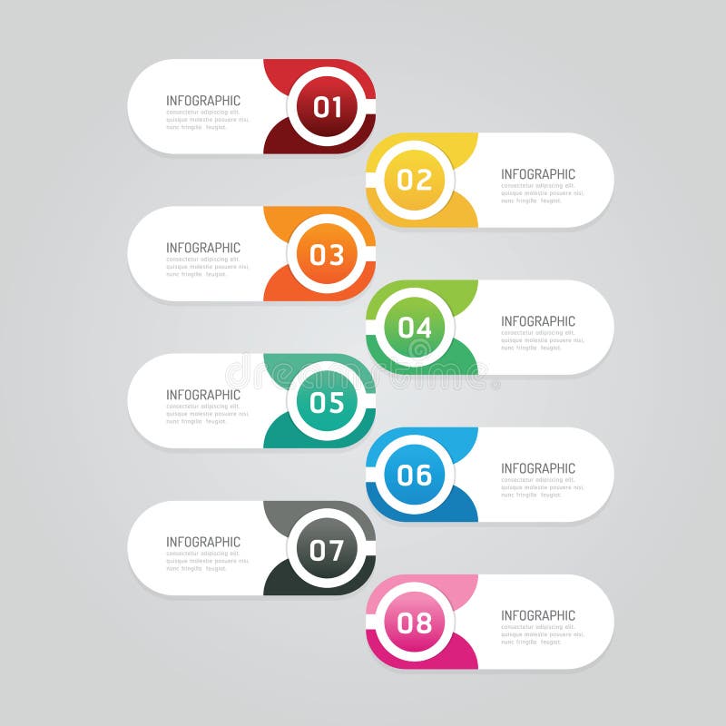 Έμβλημα προτύπων επιλογών σχεδίου Infographics επίσης corel σύρετε το διάνυσμα απεικόνισης απεικόνιση αποθεμάτων Έμβλημα προτύπων επιλογών σχεδίου Infographics επίσης corel σύρετε το διάνυσμα απεικόνισης απεικόνιση αποθεμάτων