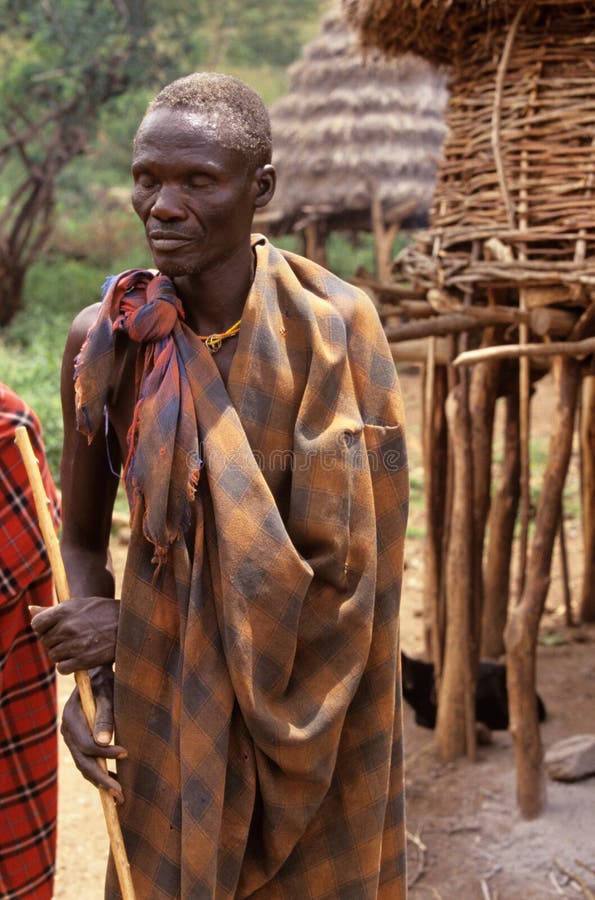 An ethnic Karamojong villager in Karamoja, Uganda. An ethnic Karamojong villager in Karamoja, Uganda.