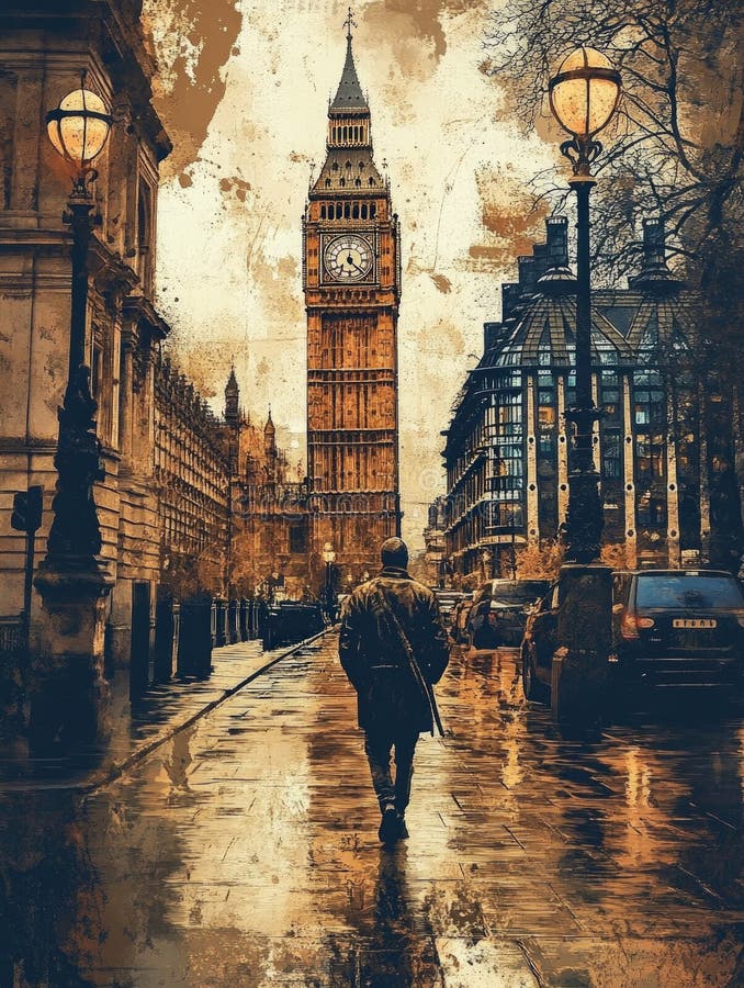 Ένα θέμα νοσταλγικής αφίσας του London Tube και καλλιτεχνικών ταξιδιών στοκ φωτογραφίες με δικαίωμα ελεύθερης χρήσης