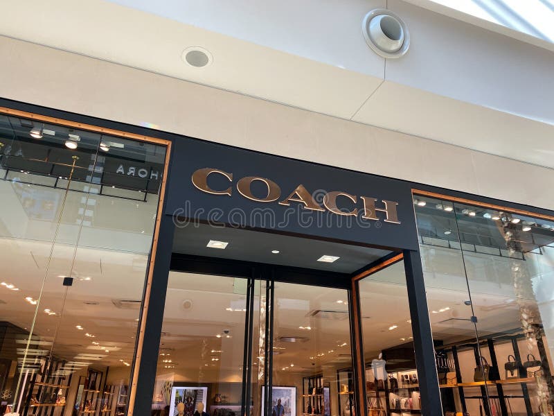 Orlando,FL/USA-9/30/19:A Coach retail store at an indoor mall.  Coach designs and manufactures women`s and men`s bags, accessories, apparel, footwear, jewelry, eyewear, and fragrance. Orlando,FL/USA-9/30/19:A Coach retail store at an indoor mall.  Coach designs and manufactures women`s and men`s bags, accessories, apparel, footwear, jewelry, eyewear, and fragrance