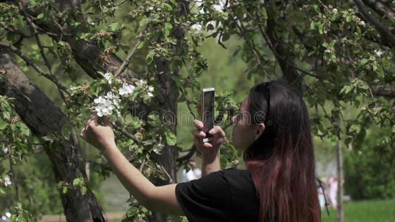 ένα κορίτσι παίρνει τον εαυτό του