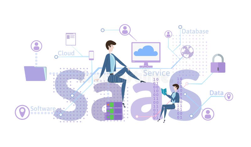 Έννοια SaaS, λογισμικό ως υπηρεσία Λογισμικό σύννεφων στους υπολογιστές, τις κινητές συσκευές, τους κώδικες, app τον κεντρικό υπο ελεύθερη απεικόνιση δικαιώματος Έννοια SaaS, λογισμικό ως υπηρεσία Λογισμικό σύννεφων στους υπολογιστές, τις κινητές συσκευές, τους κώδικες, app τον κεντρικό υπο ελεύθερη απεικόνιση δικαιώματος