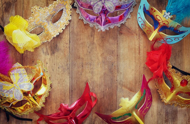 Έννοια εορτασμού Purim (εβραϊκές διακοπές καρναβαλιού) Εκλεκτική εστίαση στοκ εικόνες