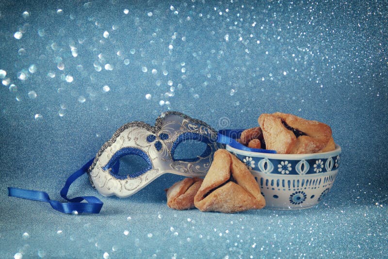 Έννοια εορτασμού Purim (εβραϊκές διακοπές καρναβαλιού) Εκλεκτική εστίαση στοκ φωτογραφίες με δικαίωμα ελεύθερης χρήσης