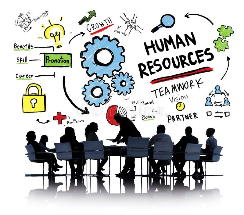 Human Resources Employment Job Teamwork Business Meeting Concept. Human Resources Employment Job Teamwork Business Meeting Concept.