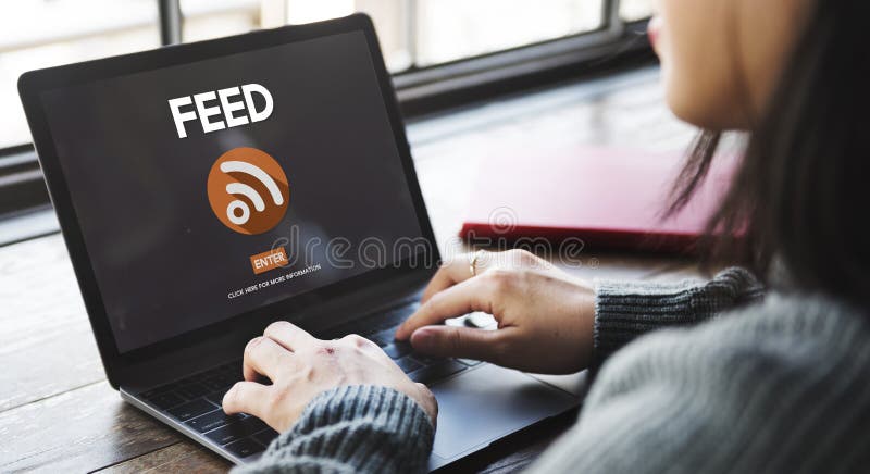 Έννοια Ιστού τεχνολογίας δικτύων Ίντερνετ τροφών RSS στοκ εικόνα Έννοια Ιστού τεχνολογίας δικτύων Ίντερνετ τροφών RSS στοκ εικόνα