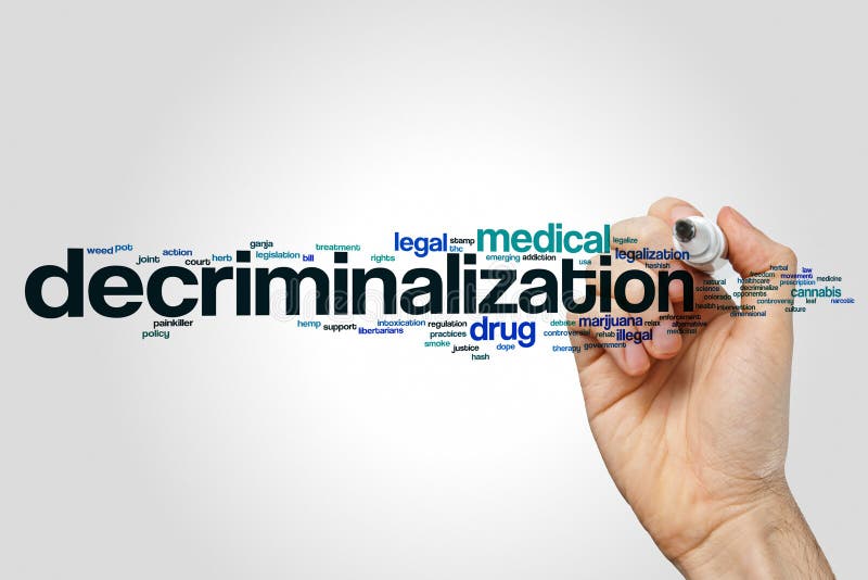 Decriminalization word cloud concept on grey background. Decriminalization word cloud concept on grey background.