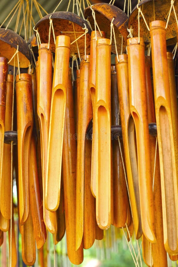 Bamboo wind chimes sound for hanging. Bamboo wind chimes sound for hanging.