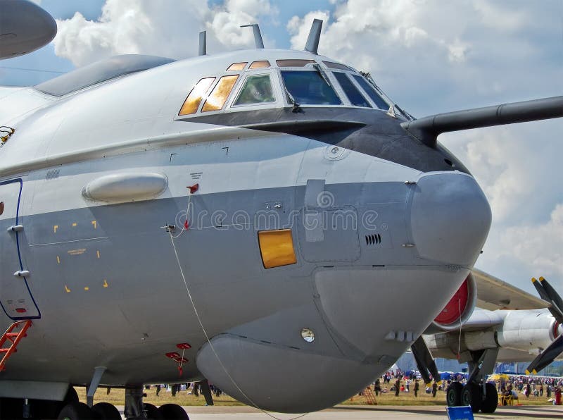 A-50 ''Mainstay'' , Russian airplane at air show at 100 years of Russian aviation. A-50 ''Mainstay'' , Russian airplane at air show at 100 years of Russian aviation.