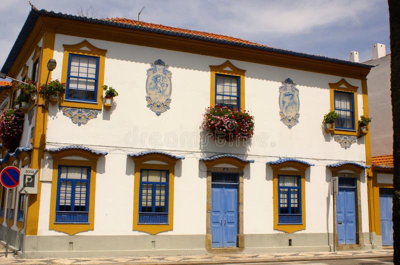 Αβέιρο, Πορτογαλία. Χαρακτηριστική άποψη οικοδόμησης.
