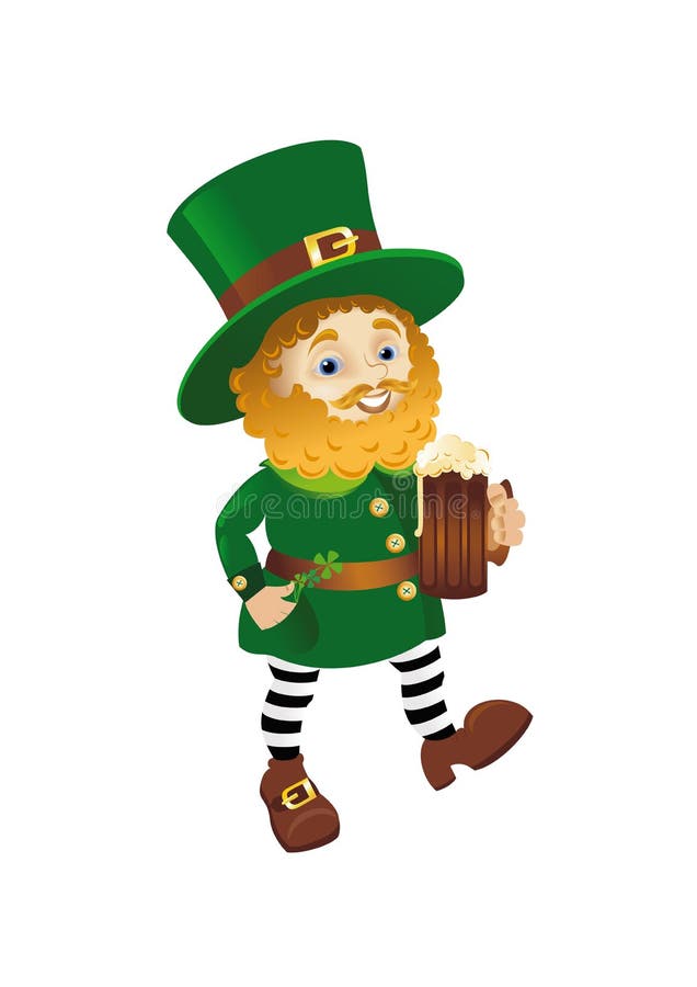 αγγλική μπύρα leprechaun ελεύθερη απεικόνιση δικαιώματος αγγλική μπύρα leprechaun ελεύθερη απεικόνιση δικαιώματος