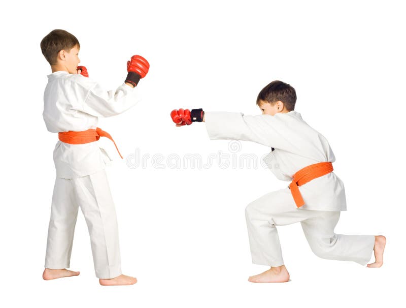 αγόρι τεχνών aikido πολεμικό στοκ εικόνες