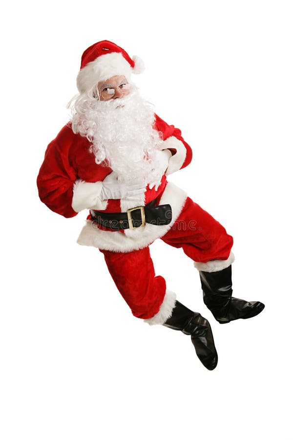 αερομεταφερόμενο santa χορού στοκ φωτογραφία με δικαίωμα ελεύθερης χρήσης αερομεταφερόμενο santa χορού στοκ φωτογραφία με δικαίωμα ελεύθερης χρήσης