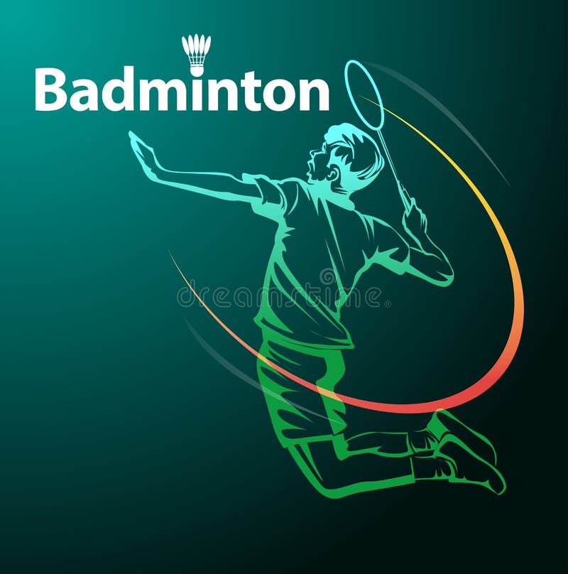 Vector illustration, modification of badminton sport symbol. Vector illustration, modification of badminton sport symbol.