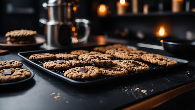 αισθητική προετοιμασία καουμπόικων cookies σε τεχνητή νοημοσύνη διανυσματική απεικόνιση