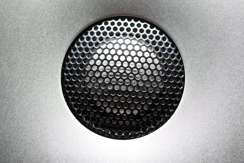 Audio speaker grill, metal texture. Audio speaker grill, metal texture